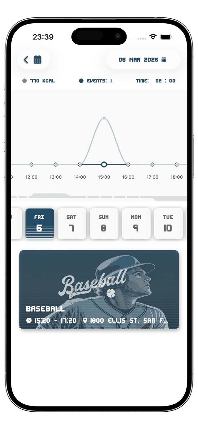 Sports App Crewters Login Screen